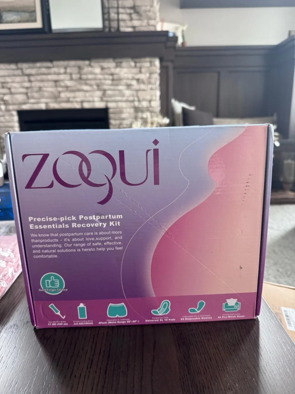 Zoqui Postpartum Essentials Recovery Kit - Brand New
